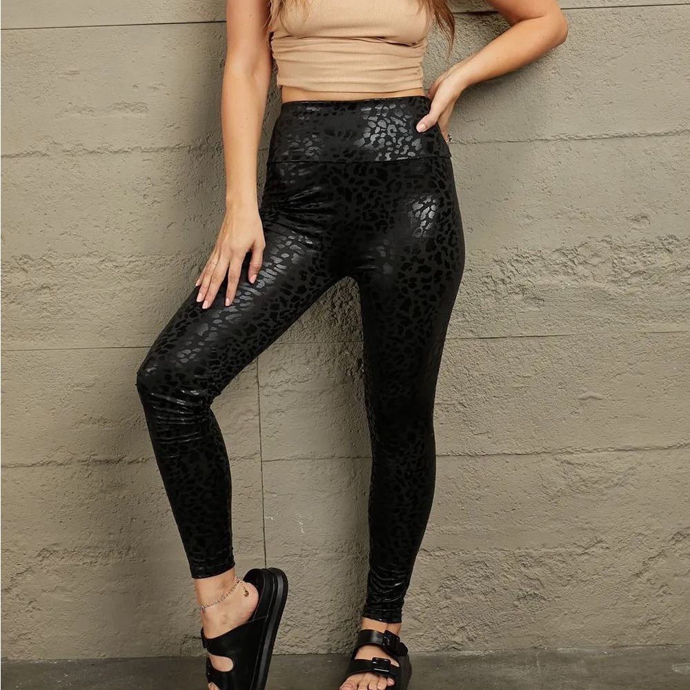 Double Take High Waist Slim Fit Long Pants